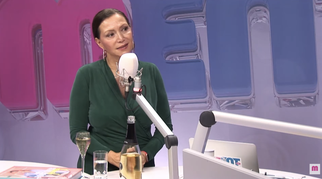 Martine Prenen in de MENT-studio